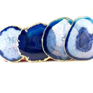 Blue Agate Coasters